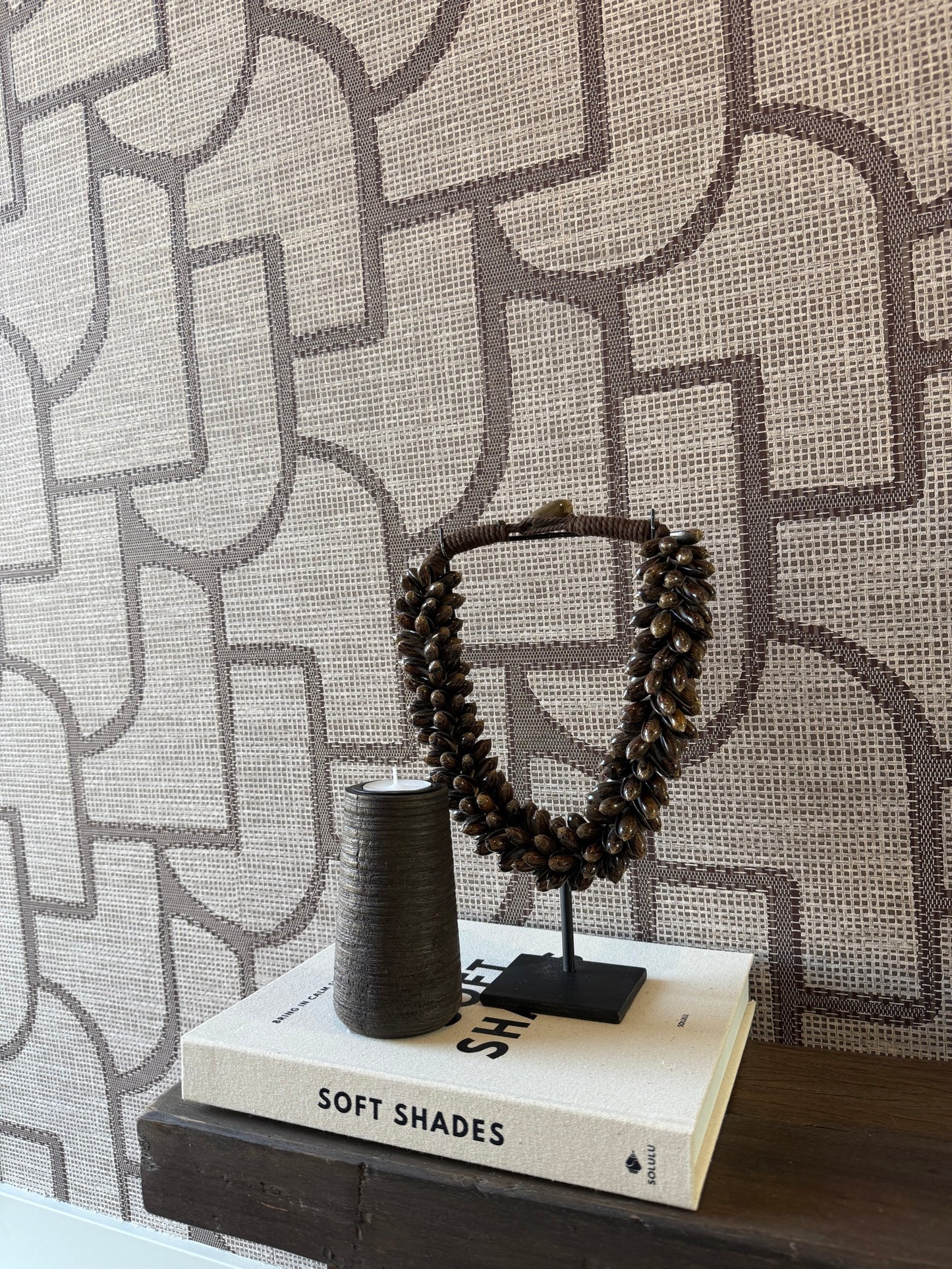 Schelpenketting Lisa - Bruin