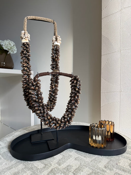 Schelpenketting Lisa - Bruin