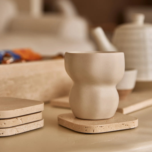 Travertine Onderzetters – Mooisa